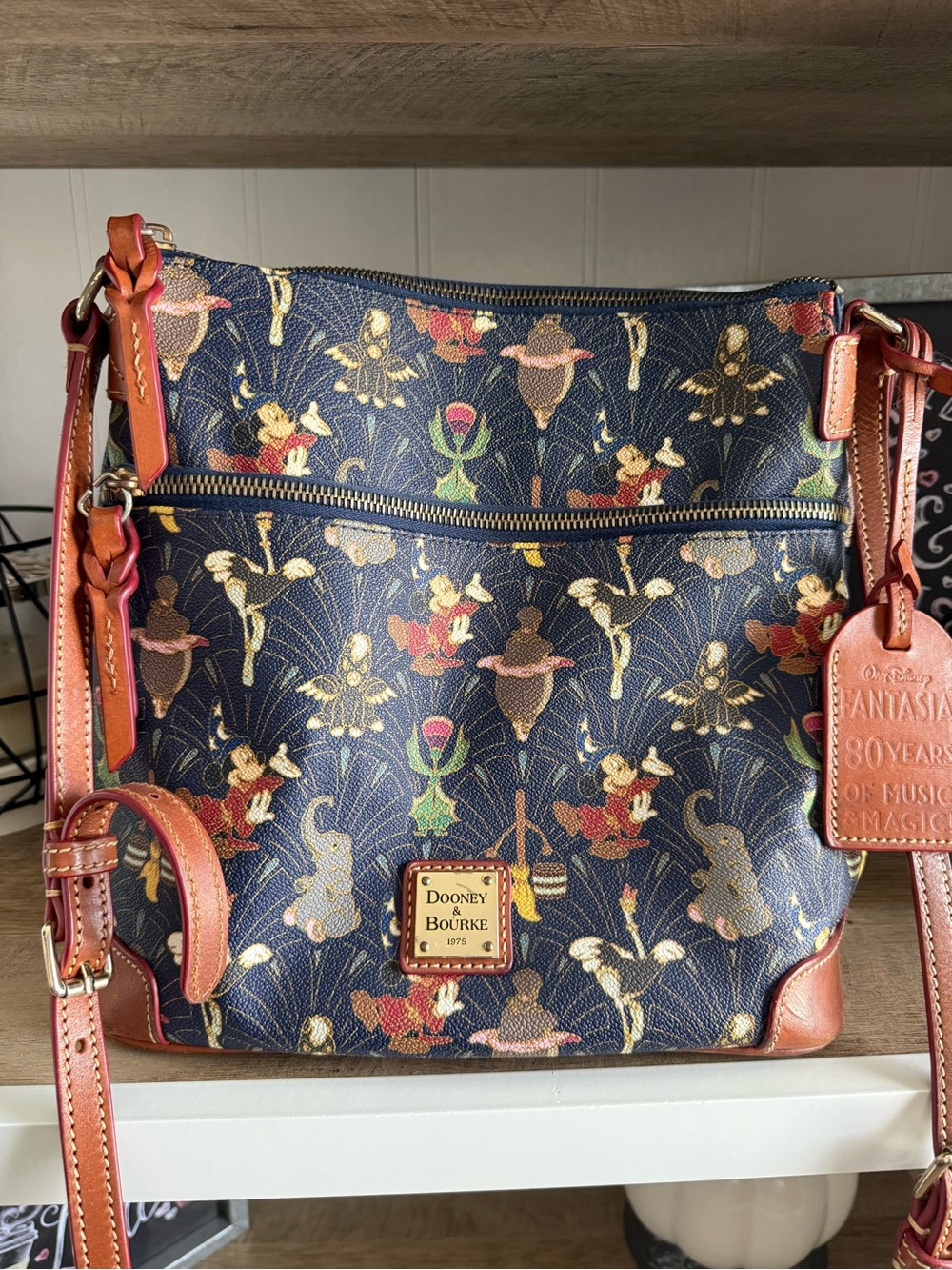 Dooney & Bourke Disney Fantasia 80th Anniversary Crossbody Bag - Picture 1 of 7